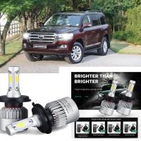 สำหรับ Toyota Land Cruiser J15 2009-2023 (ไฟฉายคาดศีรษะ) LED LAI 80W โคมไฟหลอดไฟหน้า S2 6000K ไฟหน้าสีขาว