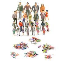 10/20/25/50Pcs 1:75/1:50/1:42/1:30/1:25 Scale New People Figures ABS Model Building Passengers DIY Character Mixed Color Pose