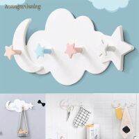 No Drilling Cartoon Cloud Strong Viscose Storage Hook Bathroom Supplies