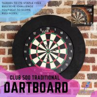 CANAVERAL Steel Tip Dartboard Club 500 ( กระดานปาเป้าแบบทั่วไป รุ่น Club 500 ) ปาเป้า Darts กระดานปาเป้า ปาเป้าลูกดอก ลูกดอก หางลูกดอก