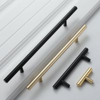 ✓™卐 Black Golden Cupboard Handle Brushed Stainless Steel Kitchen Cabinet Door Knob Furniture Drawer Pull Hardware Pulls Bar Handle