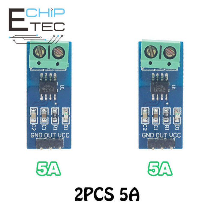 2PCS ACS712 Model for Arduino AC DC Current Sensing Board 5A 20A 30A Hall Current Sensor Module