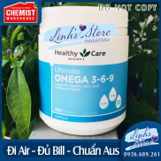 EXP 07 2024 Healthy Care Ultimate Omega 3-6-9 - 200 viên Chemist Warehouse