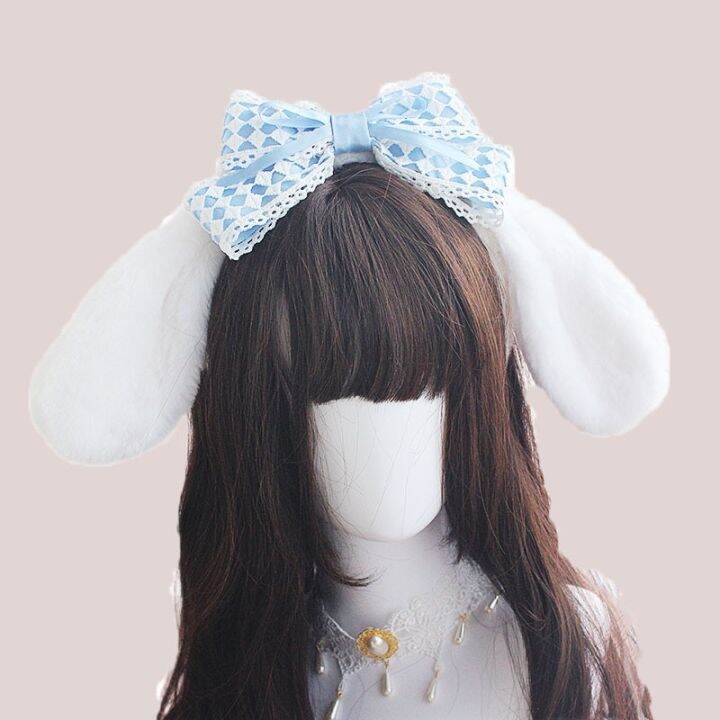 Kawaii Plush Headband Kuromi My Melody Cinnamoroll อะนิเมะการ์ตูนน่ารัก ...