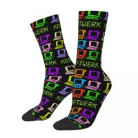 Harajuku German Kraftwerk Band Football Socks Polyester Long Socks for Women Men Non-slip Socks Tights