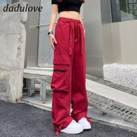 COD DaDulove New Korean Version Trend Ins Overalls High Waist Loose Wide Leg Casual Pants Large Size Womens Clothing