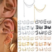 5/7/12Pcs Ear Cuff Set Leaves Non-Piercing Ear Clips Fake Cartilage Earring Jewelry For Women Earring Fashion Accessories