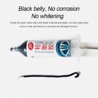 Black Universal Tire Repair Adhesive Adhesive Repair Tire Cracks Strong Black Glue Portable Auto Rubber Tire Repair Glue 30ml Tire Repair ToolsTires