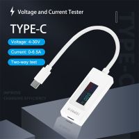 【YD】 KWS-065C Type-C Tester 4-30V Voltage Ammeter Digital Cut-off Indicator Bank Charger 2-directions