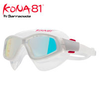 Barracuda KONA81 Swimming Goggles, Open Water,Mirror Curved Lenses, Anti-Fog, UV Protection, Triathlon, For Adults #93410