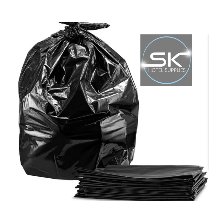 【SK】 100 PCS Black Garbage Trash Bag MEDIUM 11x11x24 Lazada PH