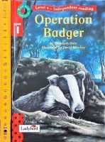 หนังสือนิทานเด็ก ปกแข็ง ภาษาอังกฤษ ??Read with Ladybird B.1L.4:Operation Badger/Used สภาพ 80-90%