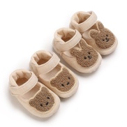 HOT QIIOOAHKTY 524 0-18M Newborn Girls Bear Shoes Casual Soft Shoes