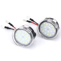 2PCS Led Mondeo Side mirror Puddle Lights waterproof 12V For Ford F150 Edge Flex Taurus LED puddle light assembly Bulbs  LEDs HIDs