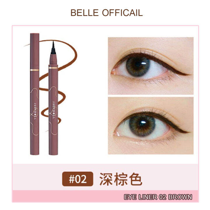 ฺBelle Judy Doll Liquid Eyeliner 02 อายไลน์เนอร์ สีน้ำตาลเข้ม Lazada.co.th