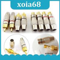 xoia68 Shop Gold Plated RCA Male Female Jack Plug to RCA Female Male Connector for Audio Video Adapter Convertor Coaxial Cable
