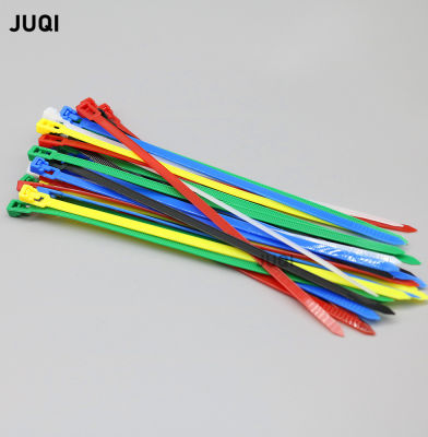 10pcs พลาสติกสาย Zip TIES Releasable ไนลอน FIXED Binding สีสีดำและสีขาว Disassembly Reuse พฤษภาคมหลวม Slipknot-Yrrey