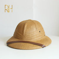 Fashion Vietnam War Army Hat Women Men British Explorer Straw Helmet Summer Boater Bucket Sun Hat Unisex Jungle Miners Cap RH