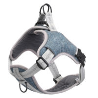 New Pet Dog Harness Vest Soft lining Adjustable Reflective Medium Large Dog Harness Collar breathable Walking Training Harness