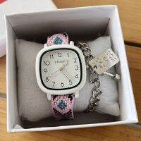 Exam watch female ins style high-looking niche design 2023 new style Japanese girl college style square