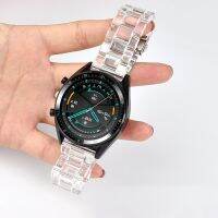 Acrylic Transparent Watchband 20mm 22mm for Samsung Galaxy Watch 3 45mm Active 2 40mm Strap Band for Huawei Watch GT 2 Bracelets