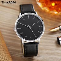 Korean version of the simple niche quartz watch middle and high school college students exam special mens waterproof minimalist