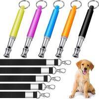 แบบพกพา Dog Training whistles ความถี่สูง Ultrasonic FLUTE ปรับเสียง Anti-Lost devive Dog Supplies