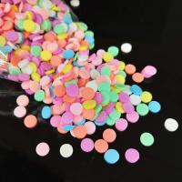 ELEGANT 1000pcs/lot 5mm Round Polymer Hot Soft Clay Sprinkles Colorful for DIY Crafts Tiny Cute plastic bricolage Accessories