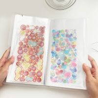 100 Slots Stickers Storage Book Large Capacity Exhibition Photo Album Card Package Bandage Type Manicure Sticker Notebook