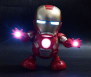 Đồ chơi robot Iron Man nhảy múa vui nhộn có nhạc và đèn cho bé