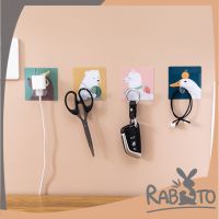 Rabito ที่แขวนปลั๊กไฟ ติดผนัง มินิมอล น่ารัก ที่แขวนติดผนัง ที่แขวนสายไฟ ที่แขวนพวงกุญแจ จัดระเบียบ