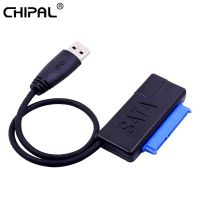 CHIPAL 5Gbps Dual LED USB 3.0 to 22Pin SATA 3.0 Cable Adapter USB3.0 SATA III Converter for 2.5 2TB SSD HDD Hard Disk Drive