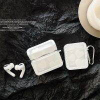 [Hot K] เคสสำหรับ Airpods 1 2 3หูฟังรุ่นโปรน่ารักกรอบรักภาษาอังกฤษสีขาวสดใสน่ารักซิลิโคนนิ่มเป็นมิตรกับผิวสำหรับ Airpods 3กรอบ