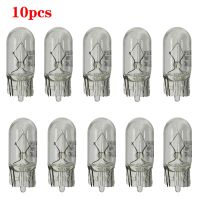 10Pcs White T10 T13 T15 amber W5W 501 194 Clear Signal Lamp Glass 12V 5W W2.1x9.5d Single Filament Car Bulb Auto Light Ceiling Lights