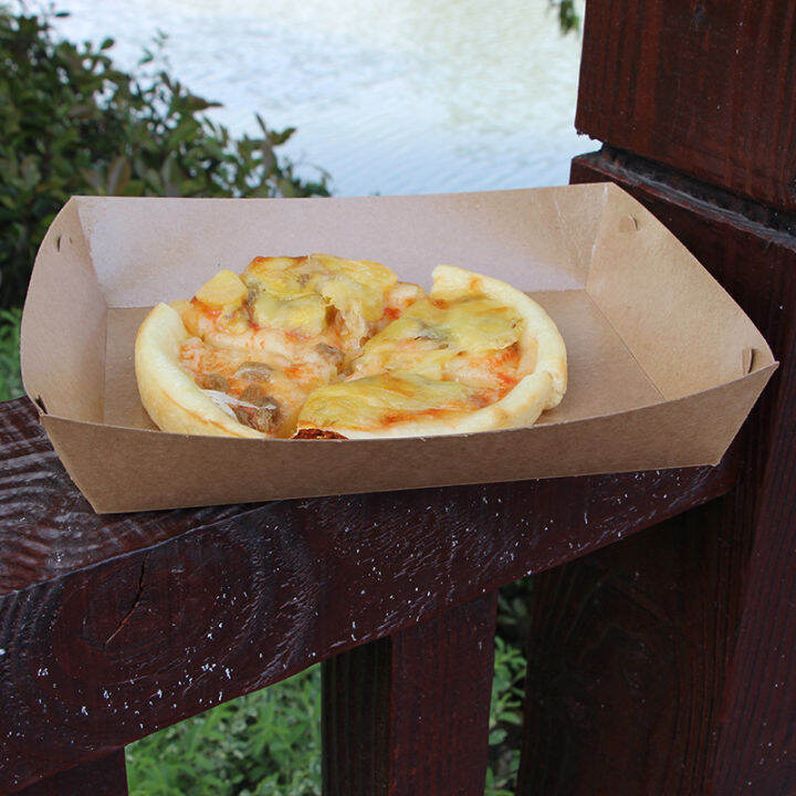 Paper Take Out Containers Kraft Lunch Meal Food Boxes, Disposable