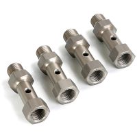 Cnc Metal Dual Wheel Axles for 1/5 5Ive T ROVAN Rc Car Toys Parts