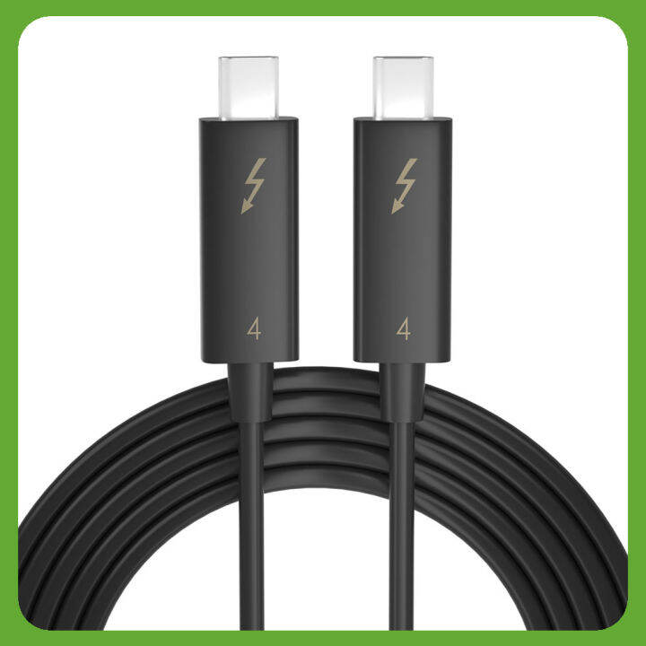 Thunderbolt 4 Cable 40Gbps PD 100W Charging 8K for Thunderbolt 4 USBC