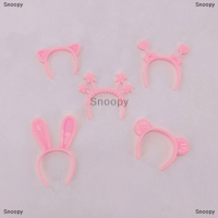 Snoopy อุปกรณ์ตกแต่งกล่องเบนโตะอาหารกลางวันกล่องเบนโตะ6ชิ้นหมวกใส่อาหารบุฟเฟต์ของตกแต่งหน้าสำหรับตกแต่งเบนโตะ