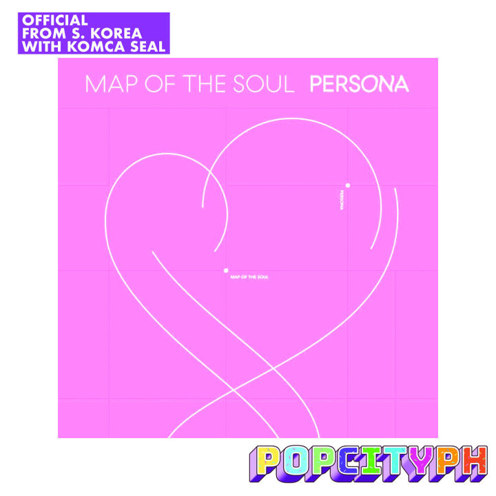 BTS MAP OF THE SOUL:PERSONA Album 4 Ver SET+4p  POSTER+8Book+8Card+4Film+TRACKING