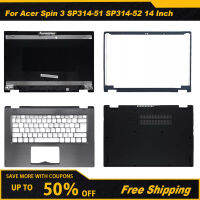 Laptop LCD Back CoverPalmrestBottom Case Front Bezel New Shell For Acer Spin 3 SP314-51 SP311 4-52 14 Inch Flip Touch Versions