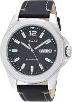 Timex 44 mm Essex Ave Black/Silver-Tone