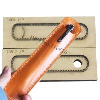 【CW】 leather craft pen case bag die cutting knife mold hollowed puncher 2pcs/set 187x40mm