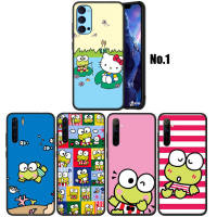 WA34 Keroppi frog Cartoon อ่อนนุ่ม Fashion ซิลิโคน Trend Phone เคสโทรศัพท์ ปก หรับ OPPO Reno 2 2Z 2F 3 4 4Z 5 5K 6 6Z 7 7Z 8 Pro Plus Lite