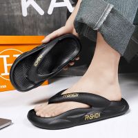 Mens Slippers Flip Flops Beach Slippers Thick Bottom Summer Outdoor Shoes Slides Thong Slippers Women Sandals Soft Shoes