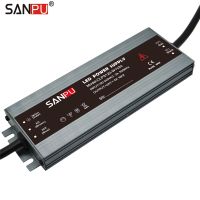 ▥∋ SANPU zasilacz LED 24 V 120 W 5A wodoodporna IP67 stałe napięcie AC do DC 24 V oświetlenia transformator slim sterownik LED 24VDC