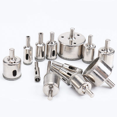 1Set Diamond Coated Drill Bit Set Tile Marble Glass Ceramic Hole Saw Drilling Bits For Power Tools 3mm-70mm