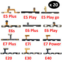 20 ชิ้น/ล็อต, เปิดปิดปุ่มด้านข้างปุ่ม FLEX CABLE สำหรับ Motorola Moto E20 E30 E40 E6s E7i E7 Power E6 PLUS E5 เล่น Go EDGE-hdfssaa