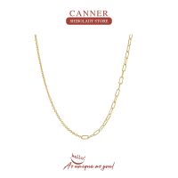 CANNER 925 Sterling Silver Necklace For Women Fine Jewelry Long Chain Wedding Party Accessory Choker Necklace Girl Gift