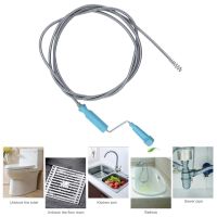 Drain Snake Bathroom Sewer Dredge Anti Clogging Tool Kitchen Sink Flexible Metal Spring Tube Unblock Tool Home Cleaner Traps Drains