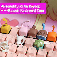 ESC Key บุคลิกภาพเรซิ่น Keycap สามมิติอะนิเมะการ์ตูน Elf Keycaps kawaii Keyboard keycaps ใช้งานร่วมกับ MX Switches-ttlg4809